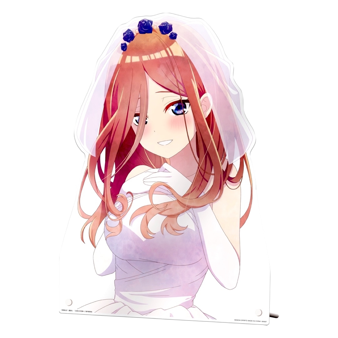 バストアップアクリルボード❗️中野三玖ウェディング】一番くじ 五等