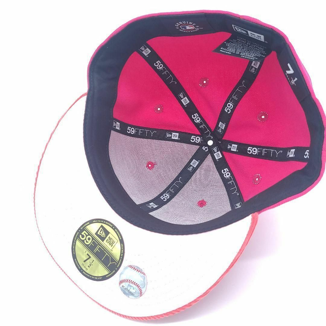 NEW ERA - ピンク 7 1/2 NEWERA ニューエラ ドジャース 大谷翔平