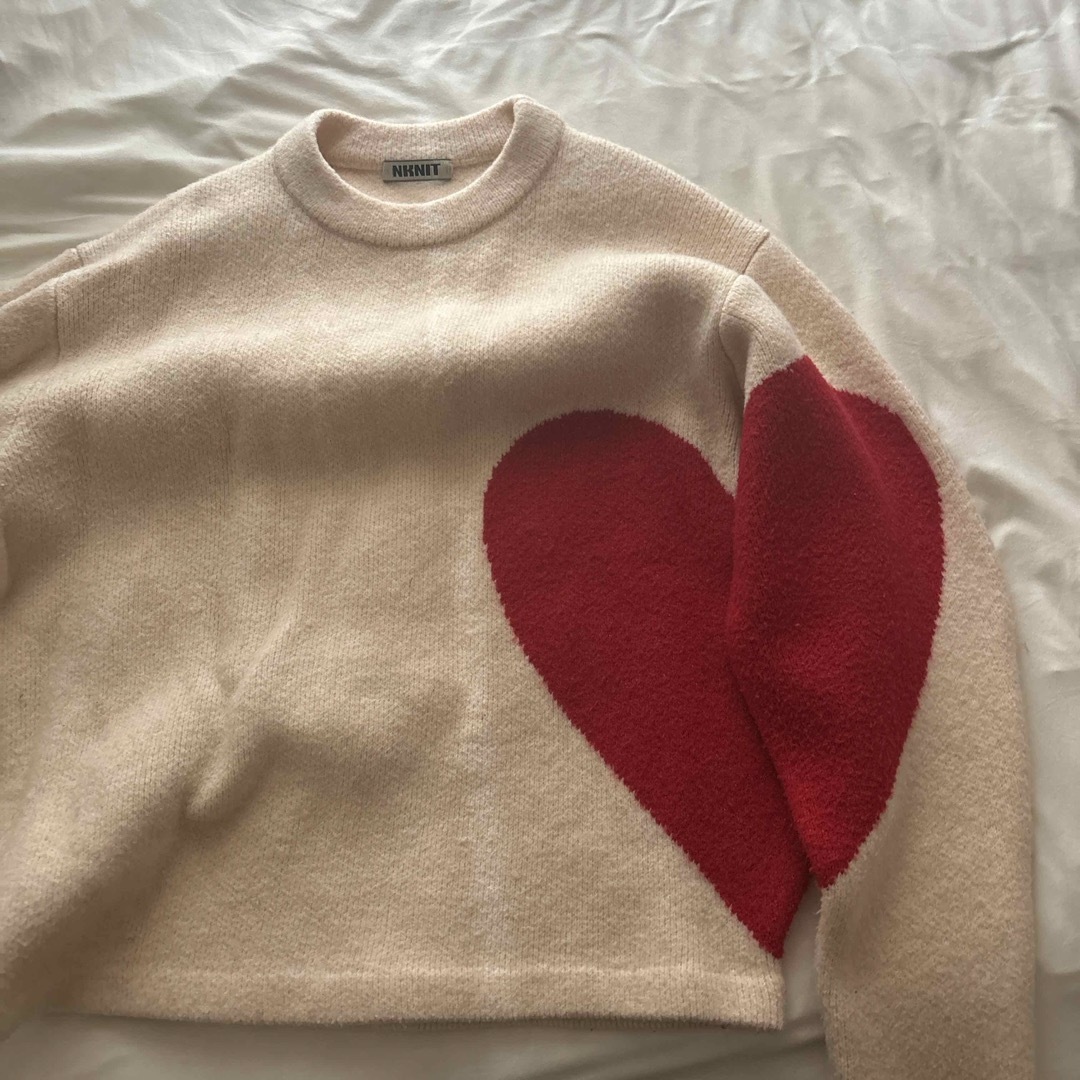 NKNIT nknit ハートパターンニット の通販 by a's shop｜ラクマ