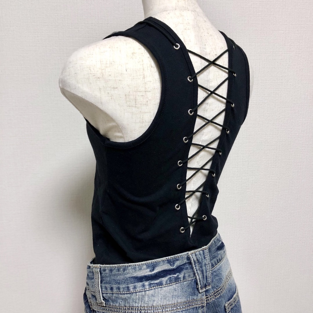 JASSIE - Y2K タンクトップ グランジ フェアリーグランジ 平成ギャル