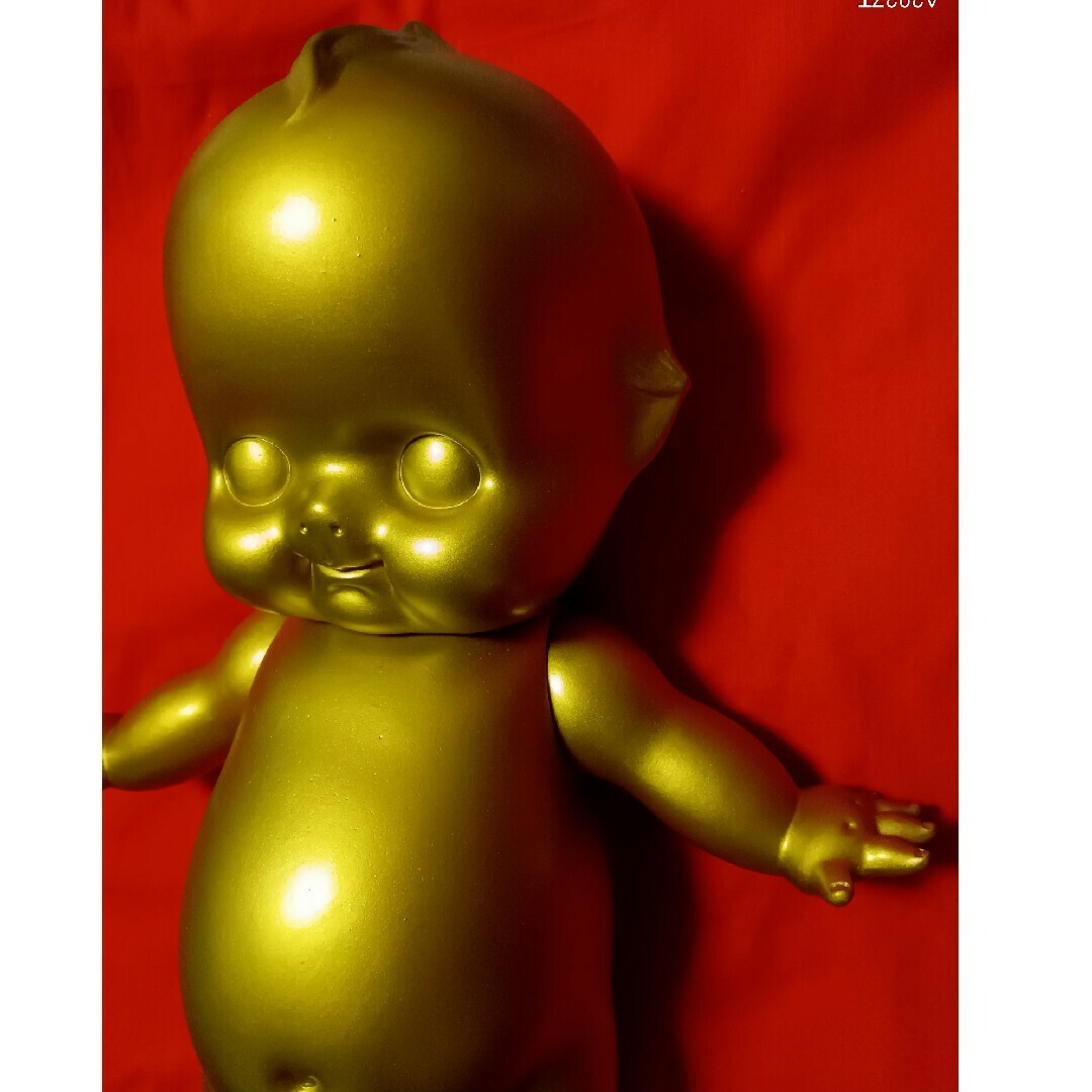 キューピー人形 ソフビ人形 金色キューピー人形 フィギュア 昭和レトロ