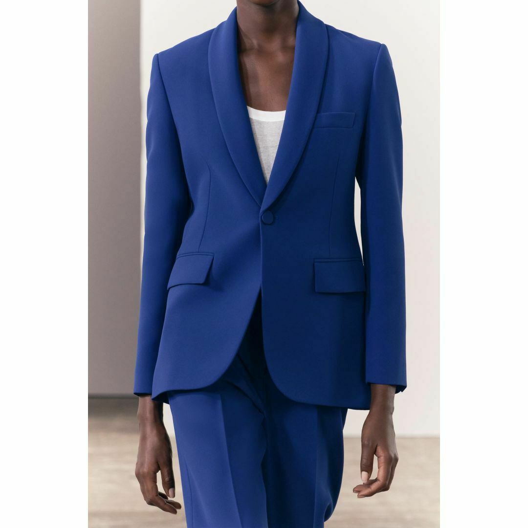 ZARA - 新品ZARAショールカラーテーラードスーツセットアップ上下の