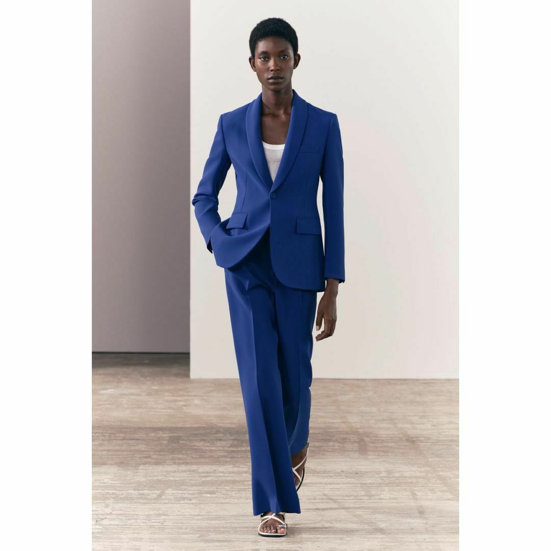 ZARA - 新品ZARAショールカラーテーラードスーツセットアップ上下の