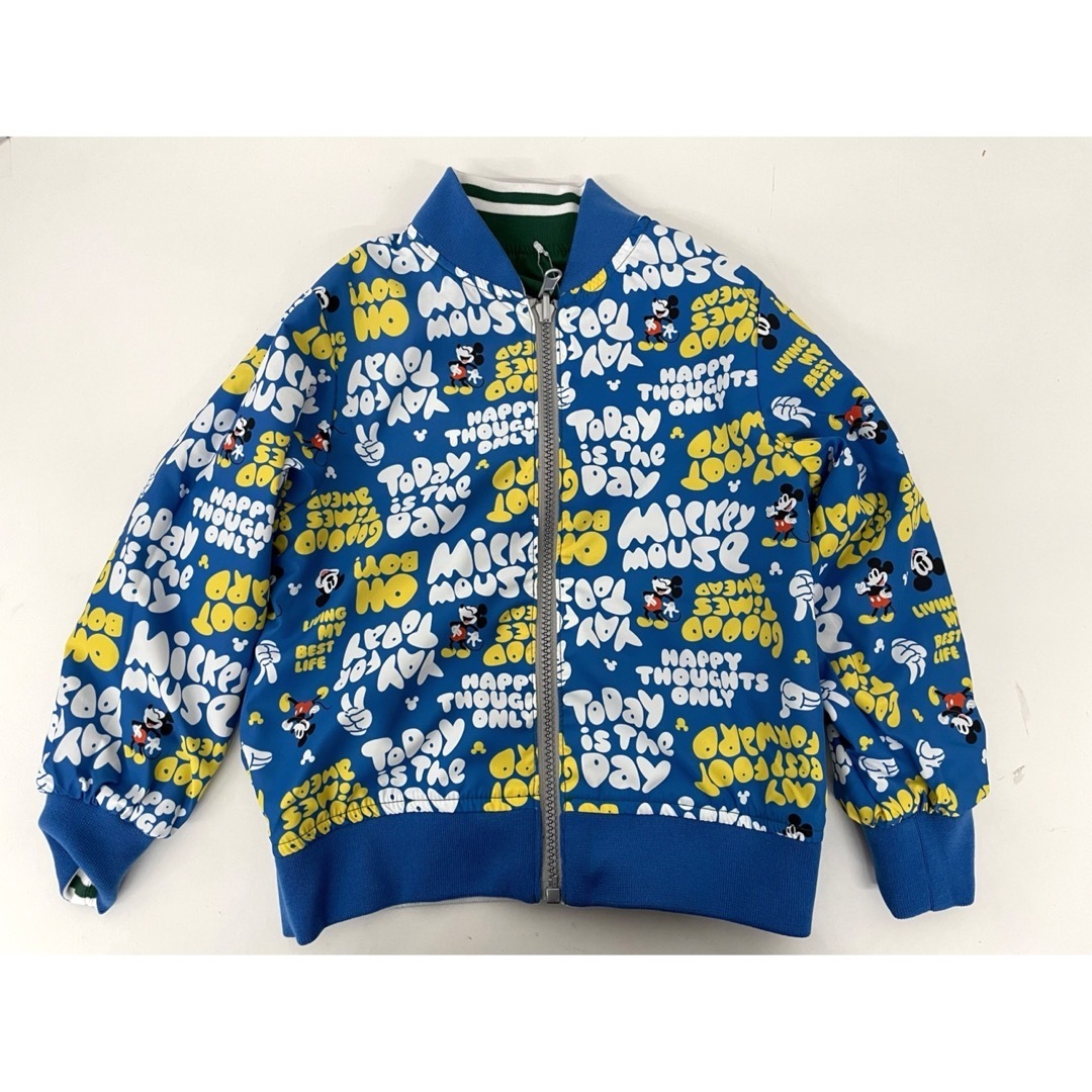 Disney - ディズニー ミッキー リバーシブル ジャケット 110 緑
