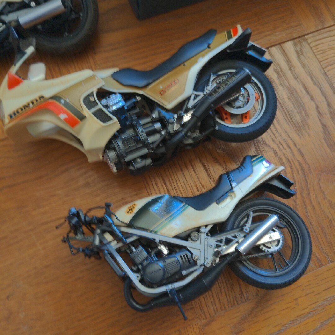 ジャンク 大量 組立済み バイク プラモデル/ホンダ ヤマハ スズキの
