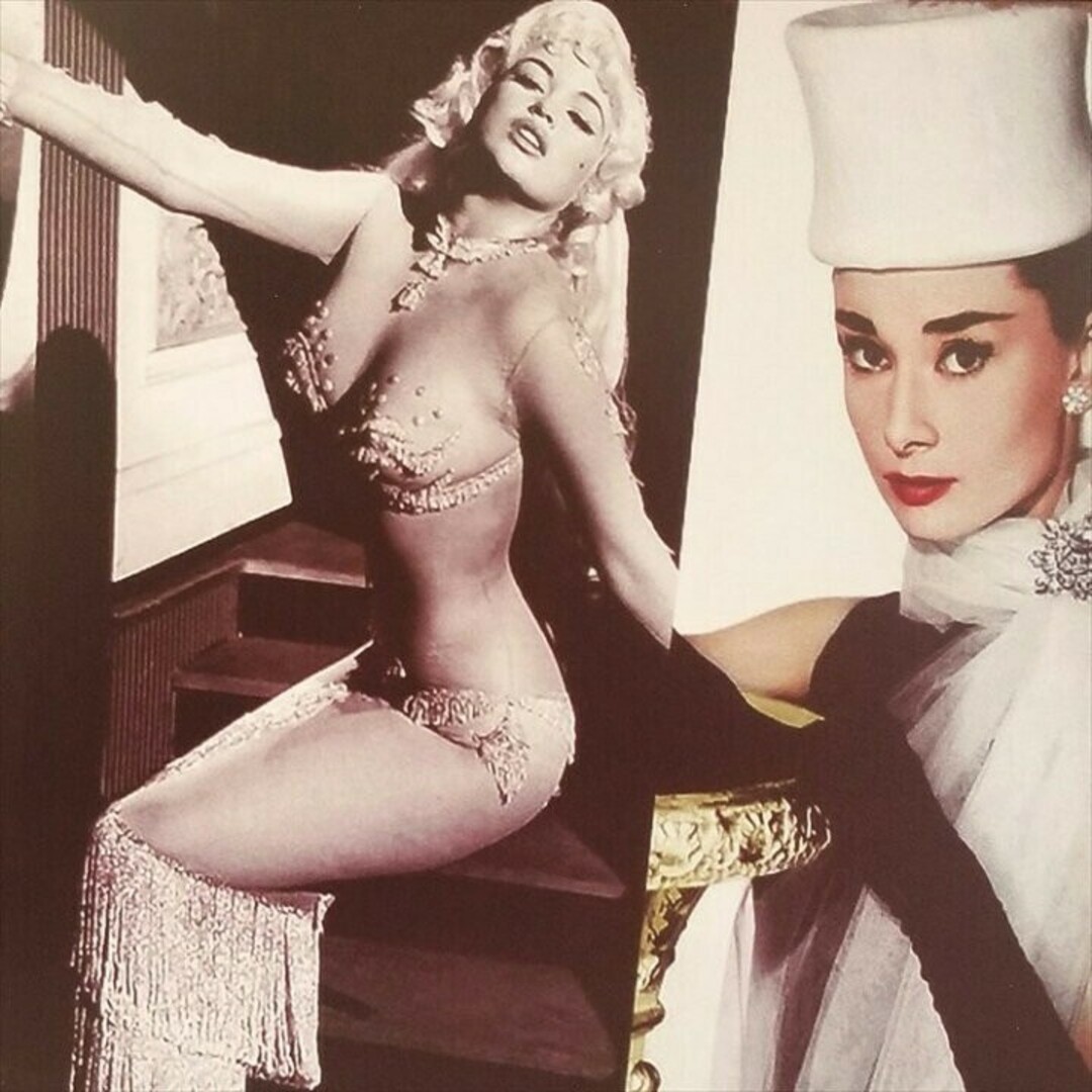 デザイン看板A4】マリリンモンロー&オードリーヘップバーン☆アート