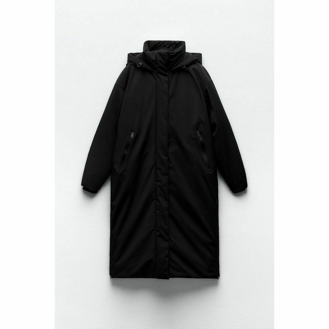 ZARA - 新品ZARAショルダーバンド付オーバーサイズ防水ダウンコートSの