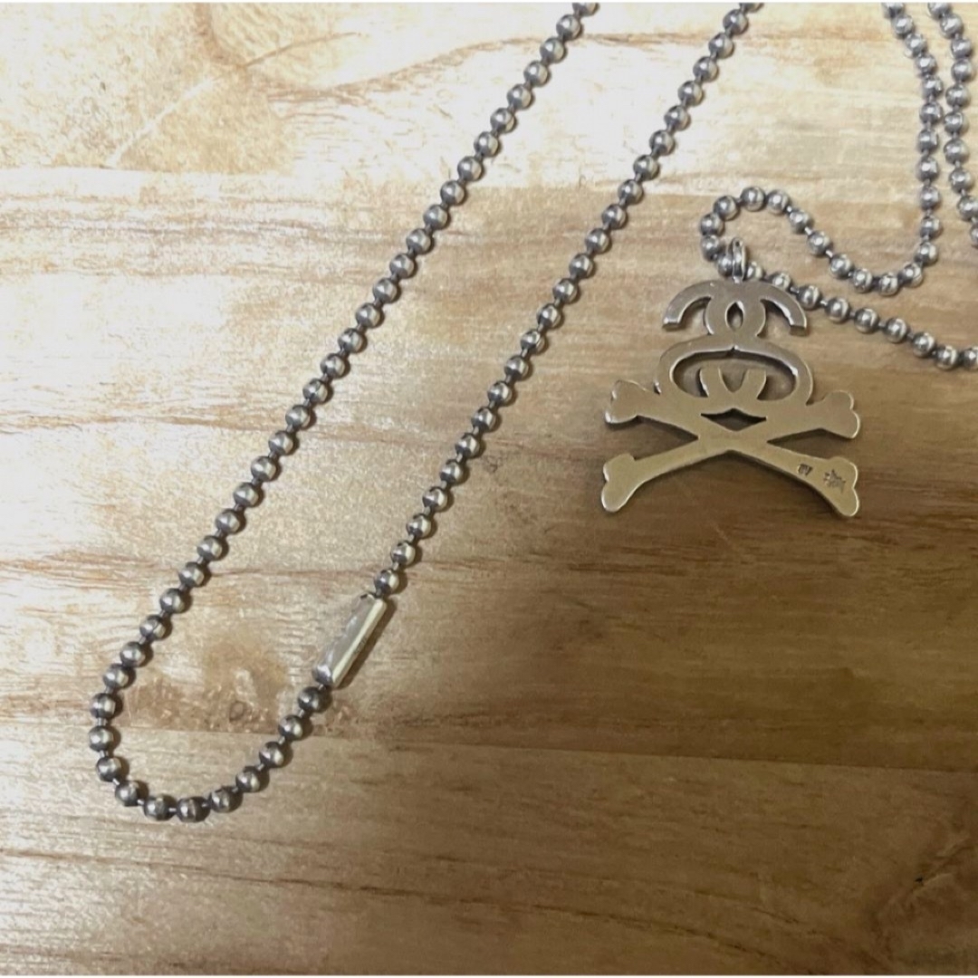 STUSSY - STUSSY ステューシーSSリンクボーン SILVER ネックレスの通販