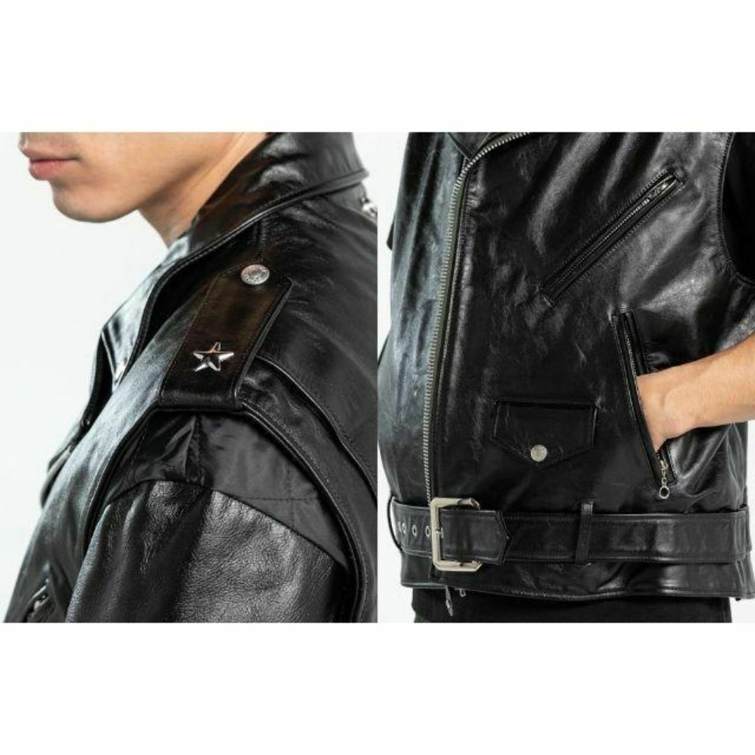 sacai - サイズ2 SACAI 22AW Schott レザーライダースジャケットの通販