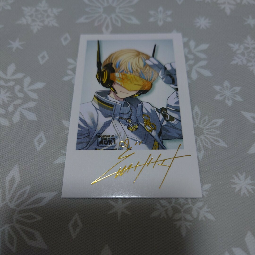 にじさんじ HEROES チェキ風カード 緋八マナ 箔押し サインの通販 by