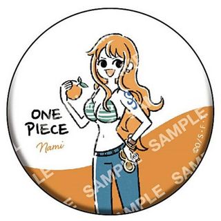 ナミ(フルカラー)】ワンピース ONE PIECE 缶バッジコレクション-ゆる