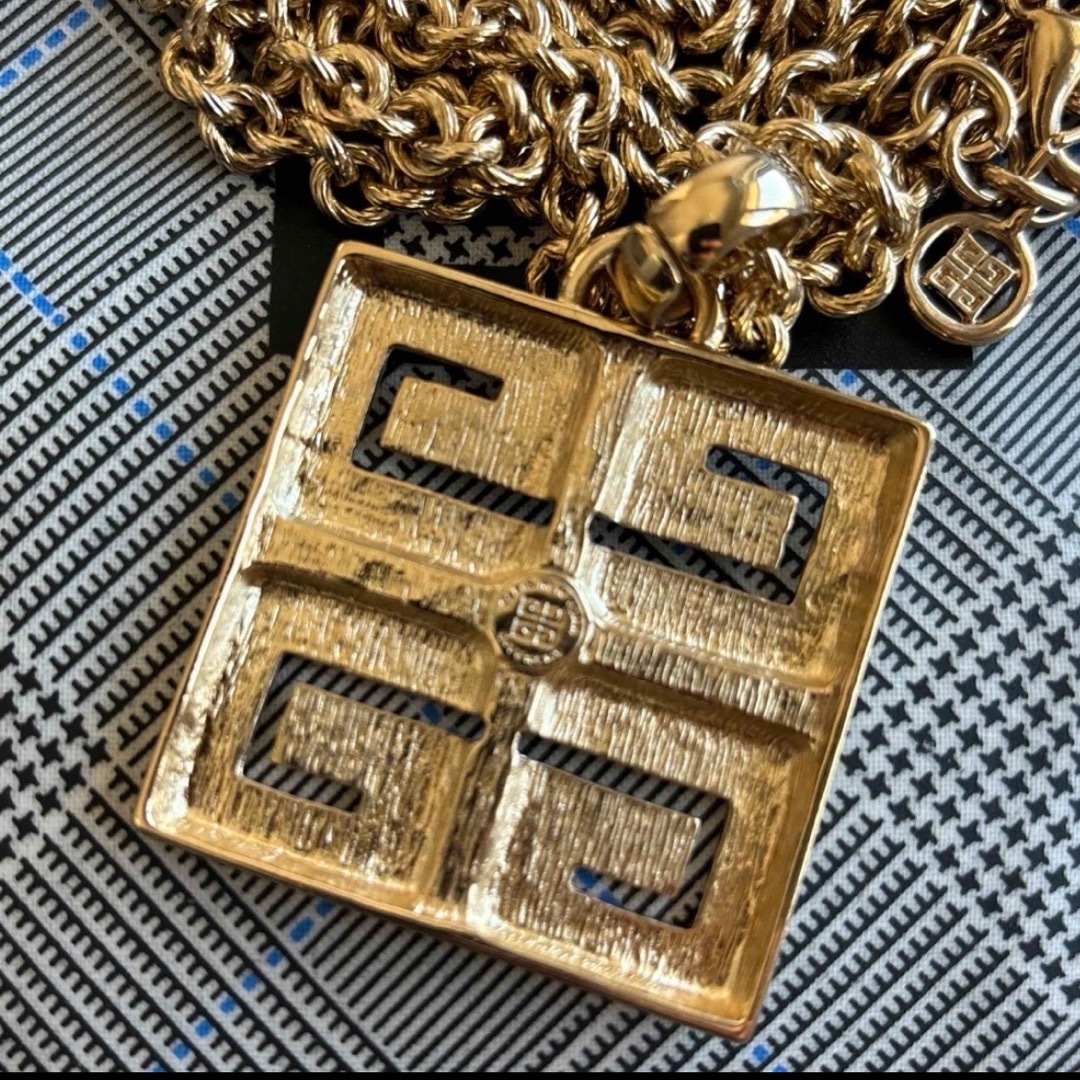 GIVENCHY - 激レア ヴィンテージ ジバンシー 4G デカロゴ ネックレスの