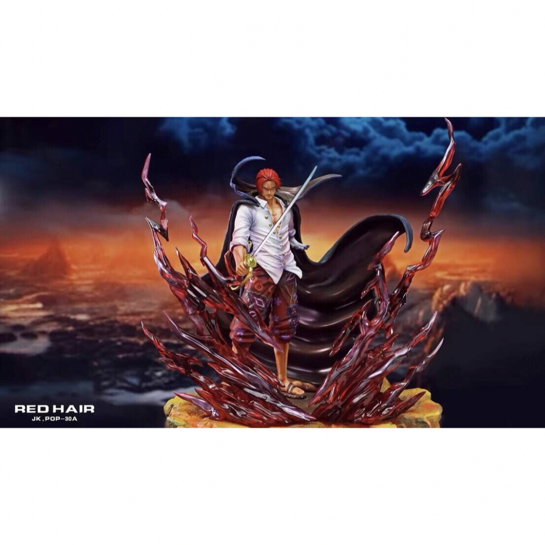 ワンピース シャンクス 赤髪 POP フィギュア ガレージキットの通販 by