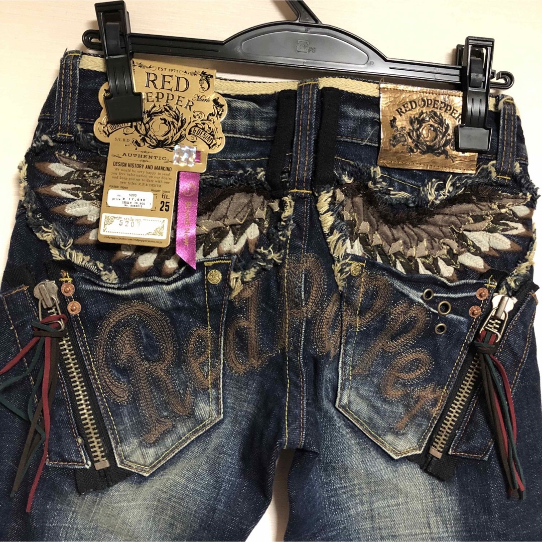 REDPEPPER - RED PEPPER レディース ジーンズ 長パンツ デニム 新品の