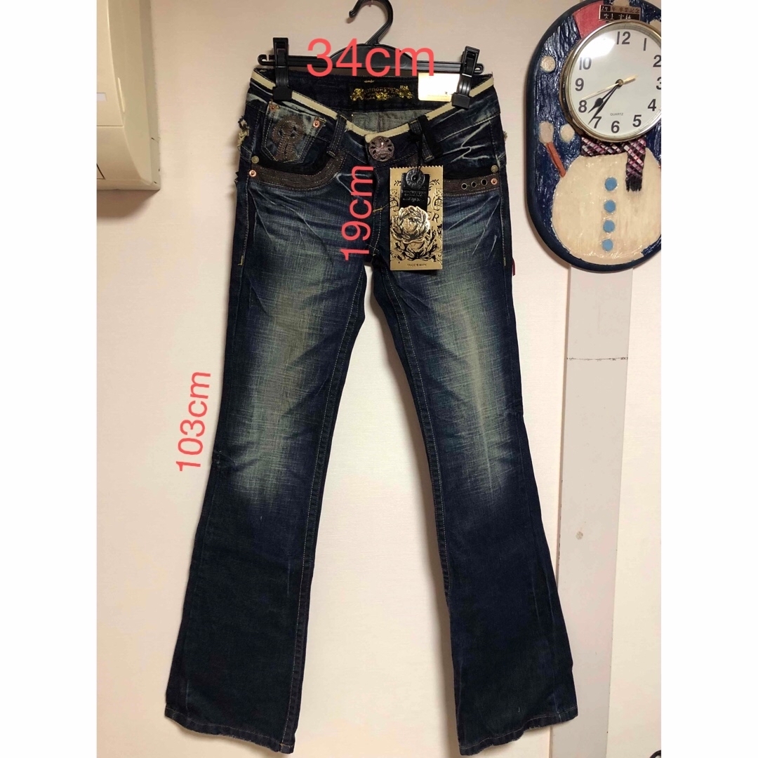 REDPEPPER - RED PEPPER レディース ジーンズ 長パンツ デニム 新品の