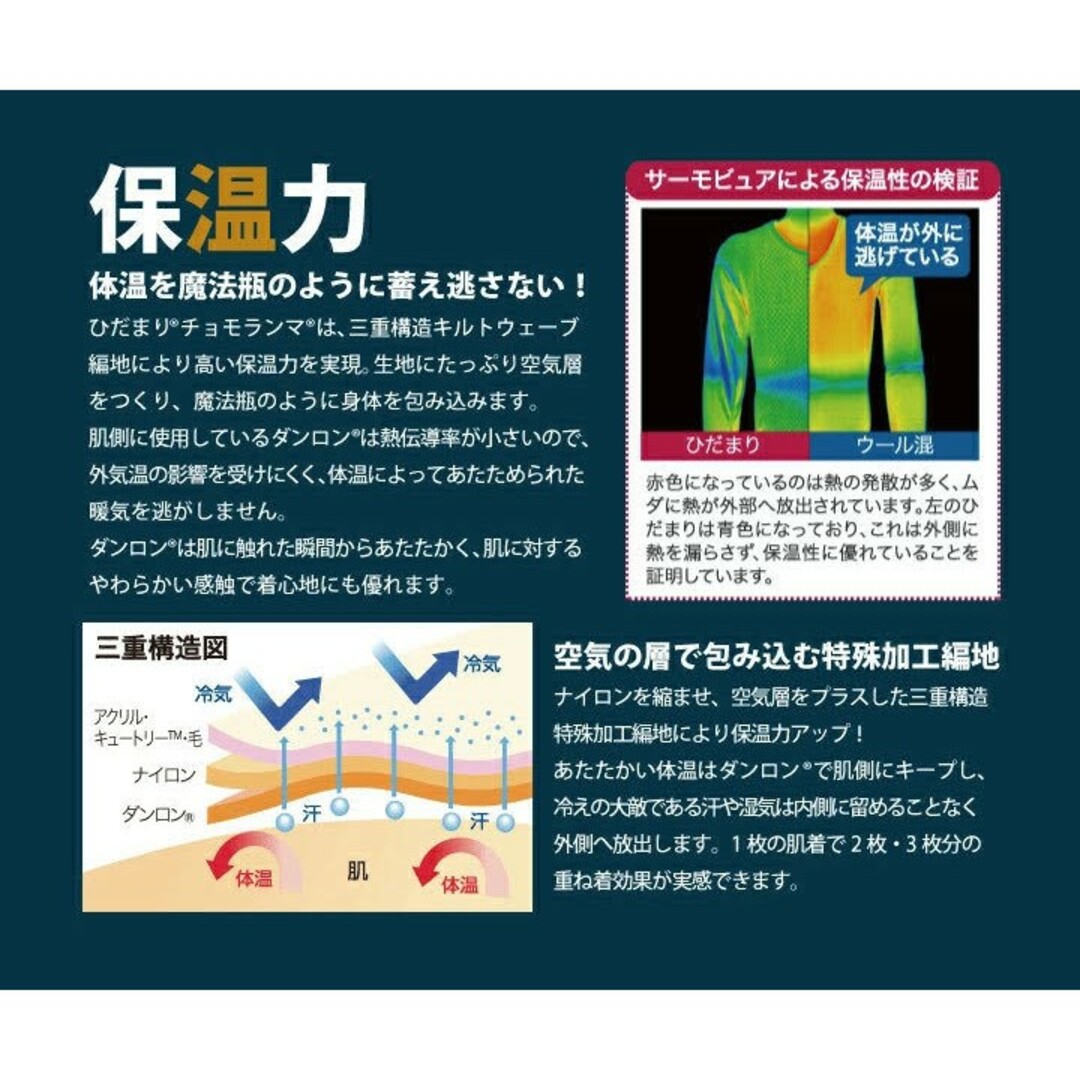 Hidamarihonpo - ひだまり チョモランマ 婦人用タイツ LL 防寒 肌着