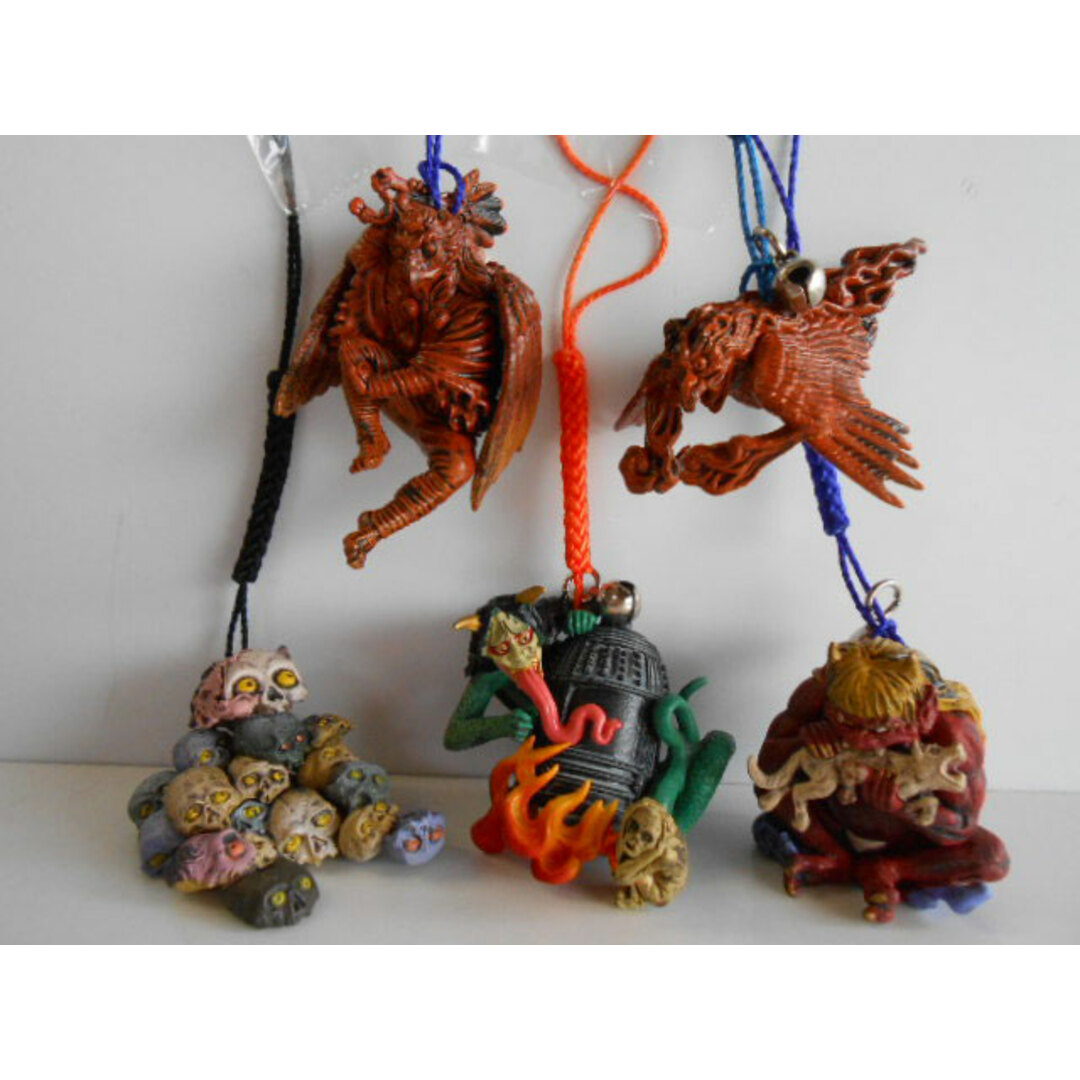 ♯Jut16Oo カプセルQミュージアム妖怪根付2立体図百鬼夜行全10種の通販