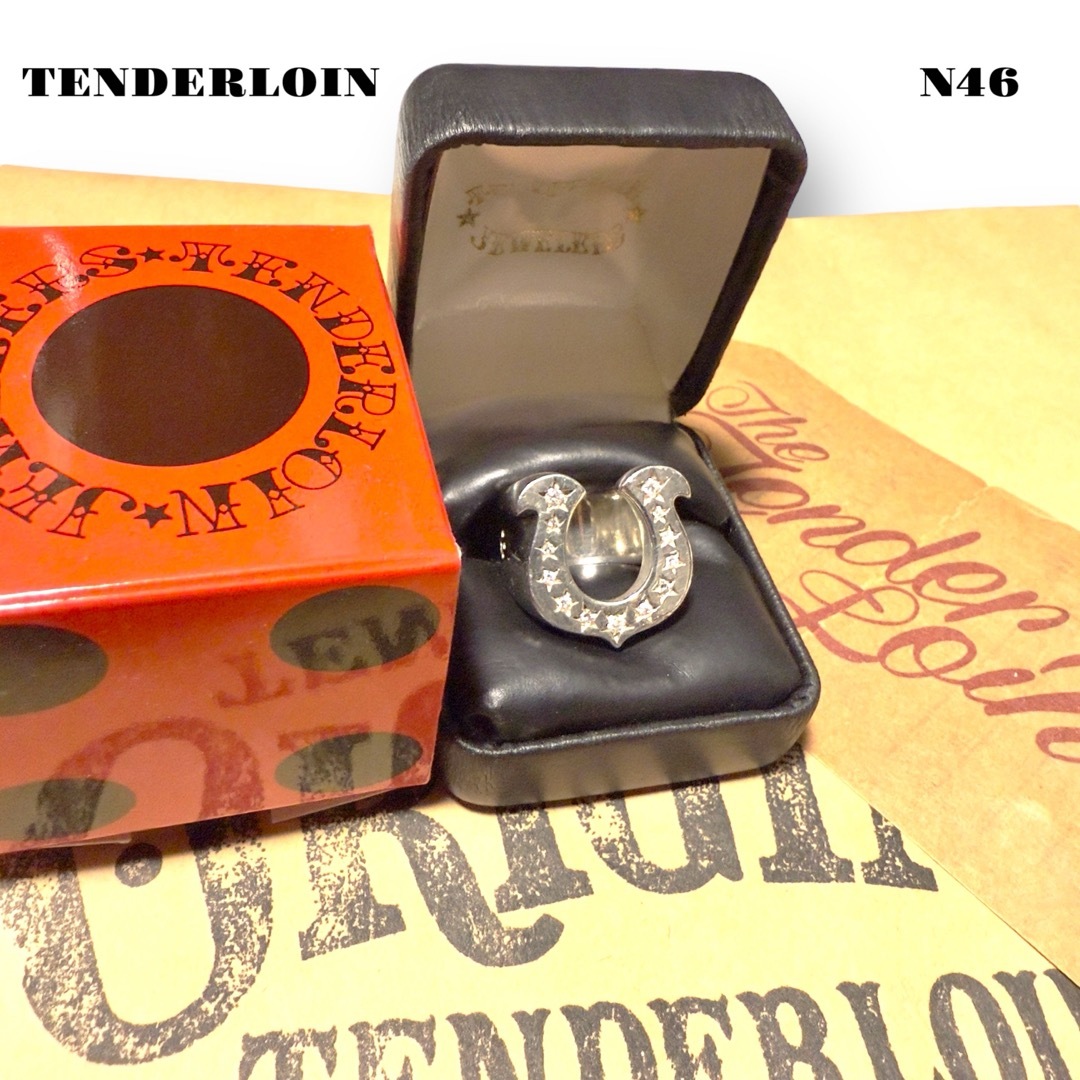 TENDERLOIN - 人気品！ TENDERLOIN ホース シュー リング ダイヤ