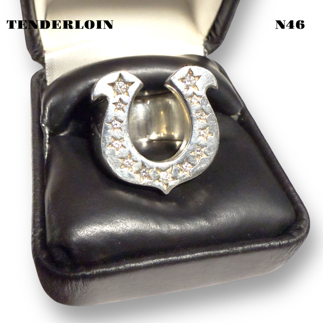 TENDERLOIN - 人気品！ TENDERLOIN ホース シュー リング ダイヤ