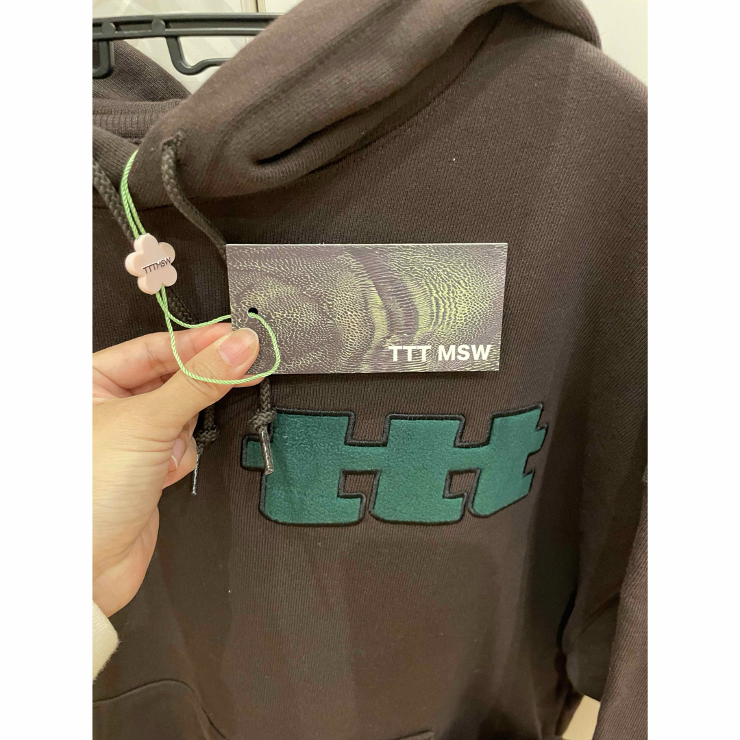 TTT_MSW - ⭐︎様専用【Sサイズ】TTT MSW LOGO hoodie（BROWN）の通販