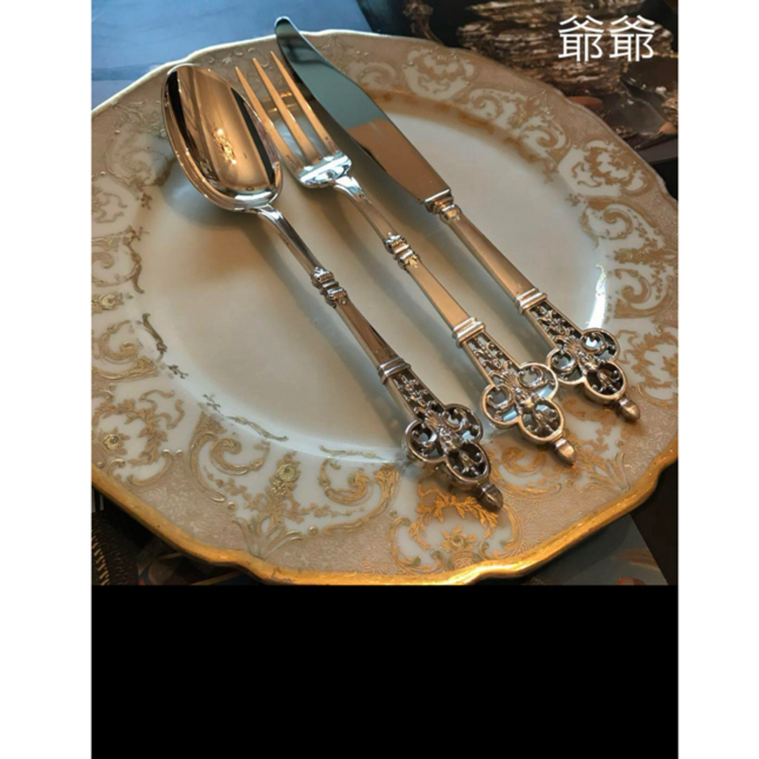 Christofle クリストフル／ルネサンス／純銀 ディナー用 3本セット