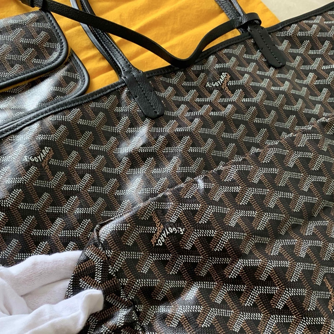 GOYARD - 最終セール 正規品ゴヤール サンルイpm ブラック トート