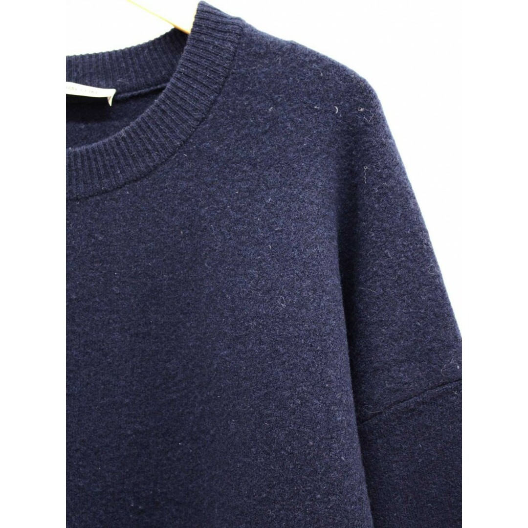 Deuxieme Classe Double Sweater ニットネイビー