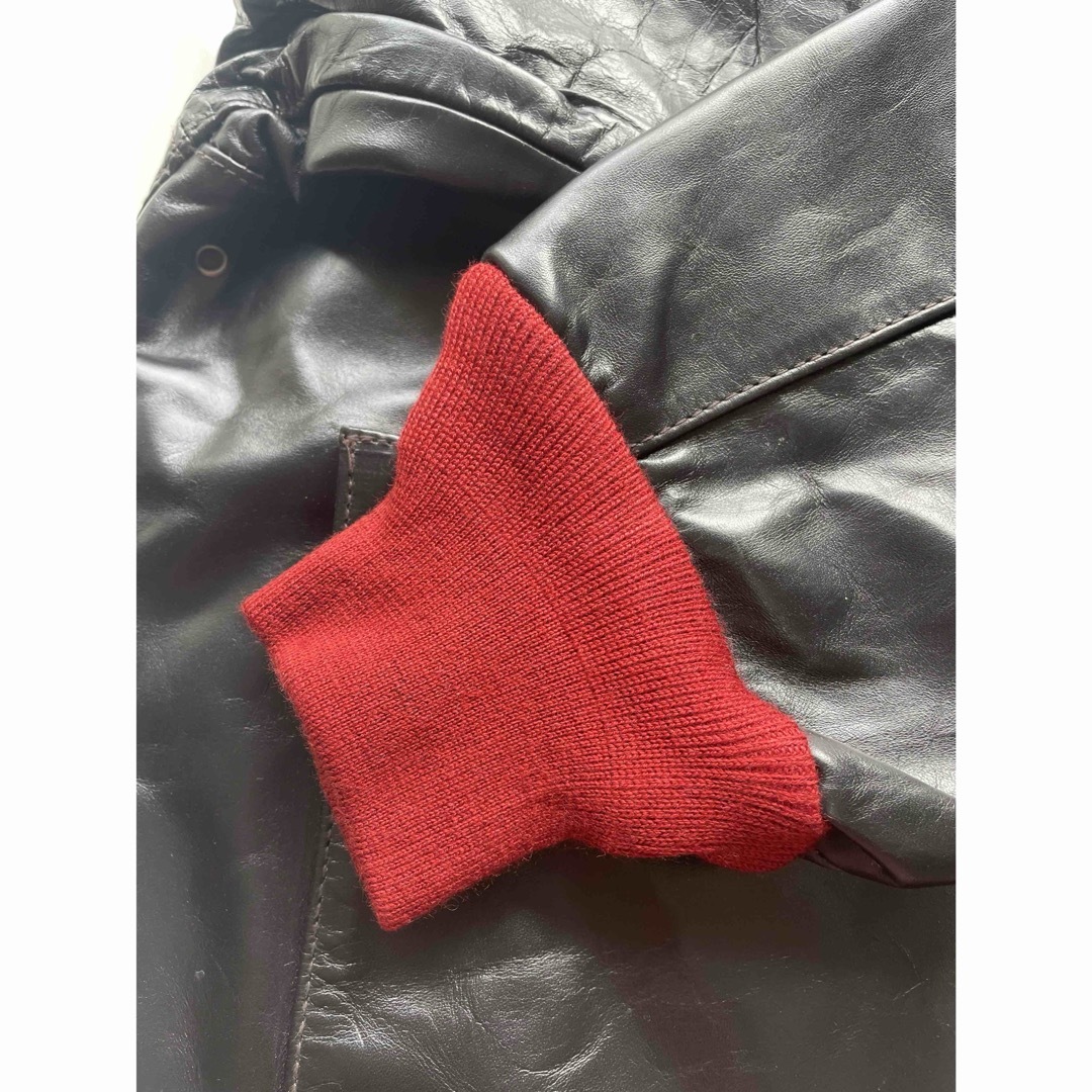 実名復刻 赤リブ A−2 フライトジャケット 馬革 Lの通販 by jpwtc shop