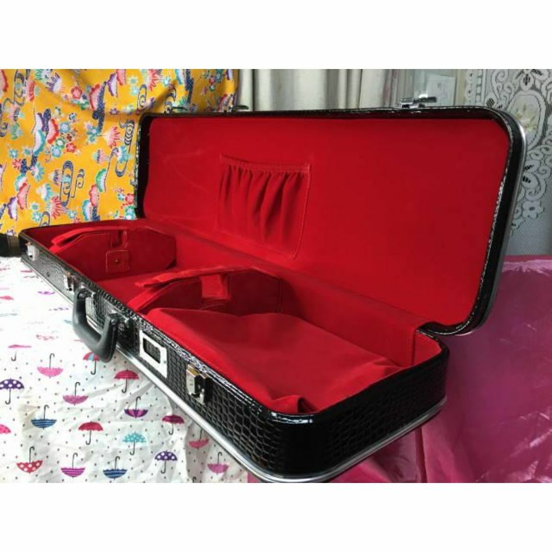 送料無料) 11.000円 沖縄三線専用ハードケース黒茶赤の三色からお一つ