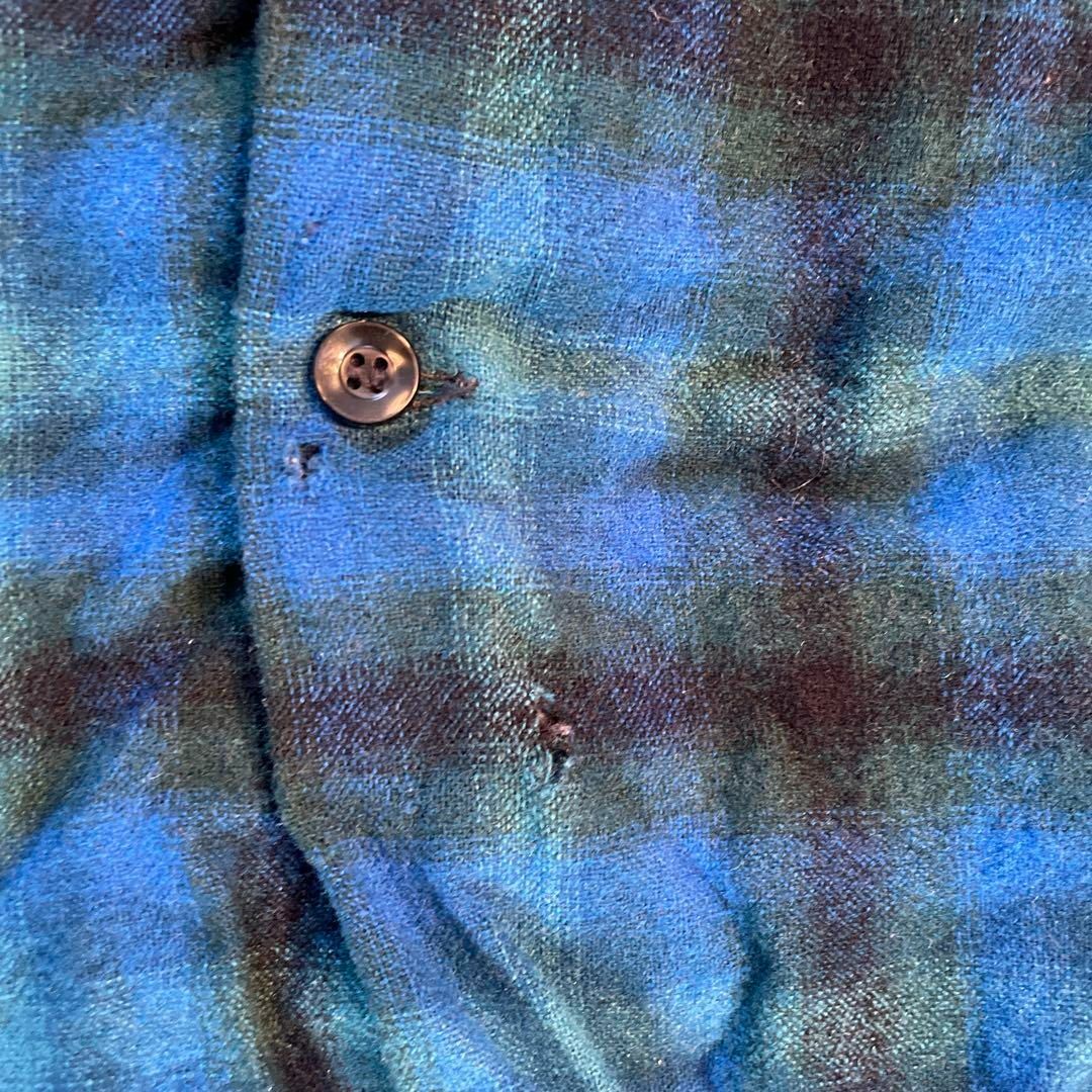 PENDLETON - 【60s】VINTAGE PENDLETON オンブレチェック ウールシャツ