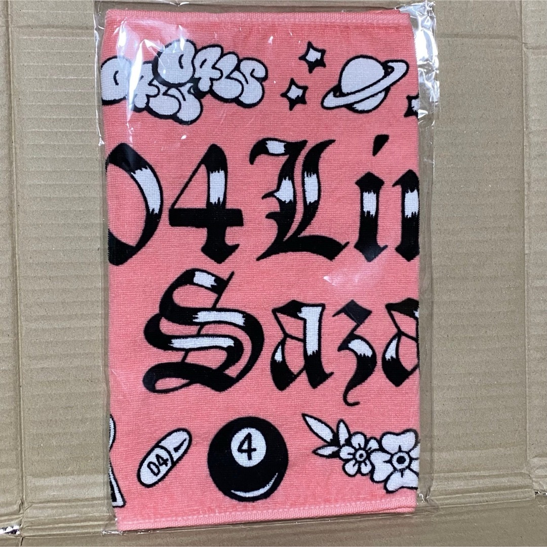 04 Limited Sazabys フォーリミ ポップ タオル ピンクの通販 by えりか