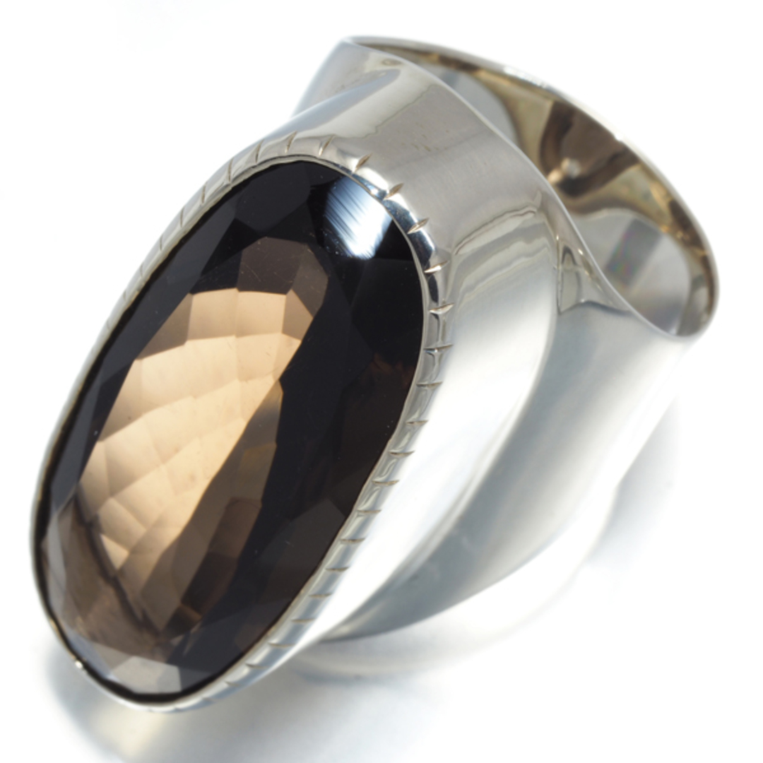 agete - アガット リング スモーキークォーツ 15号 シルバー 925の通販