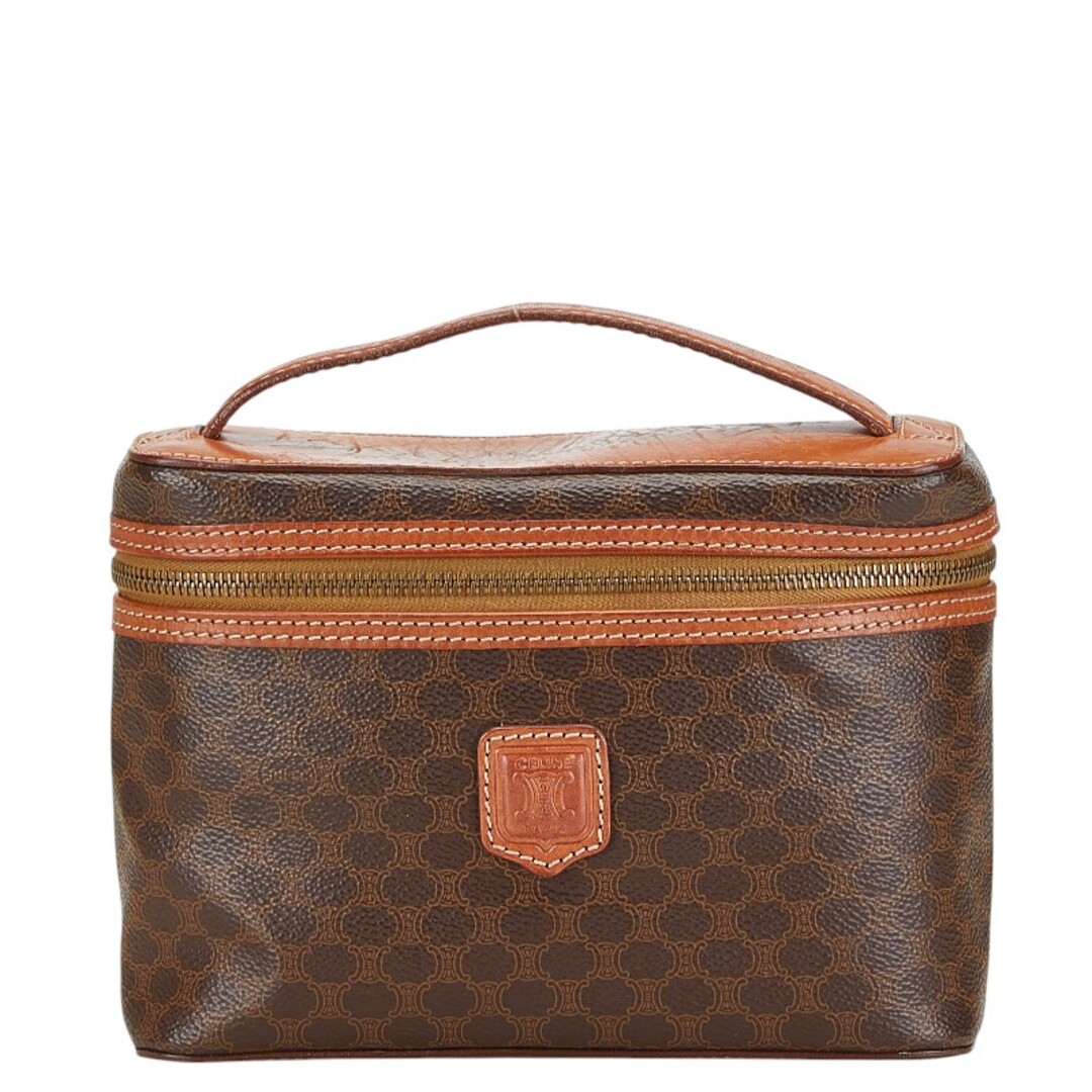 CELINE - セリーヌ マカダム バニティバッグ ハンドバッグ ポーチ PVC