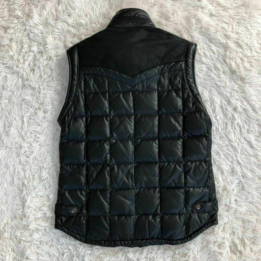 5351 POUR LES HOMMES - 5351プールオム 2WAYレザーダウンジャケット羊