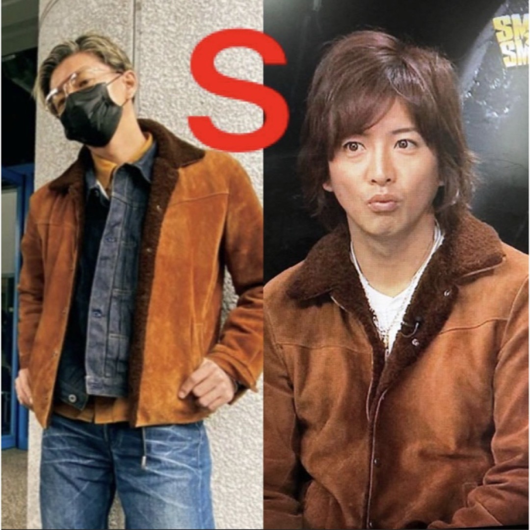 TENDERLOIN - テンダーロイン サドルスエード ボア レザージャケット S