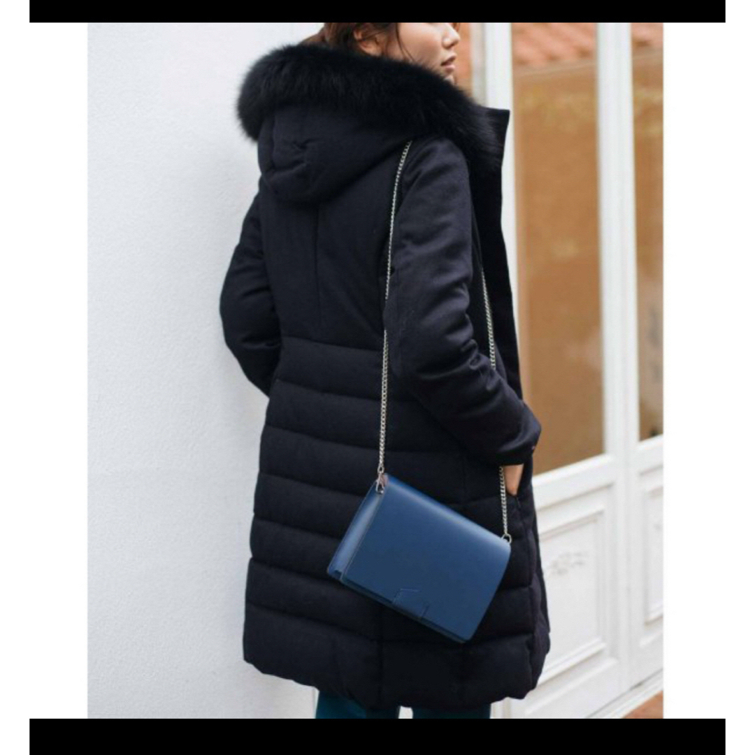 ANAYI - 美品✨ アナイ ダウンコート 36 濃紺ネイビーの通販 by m