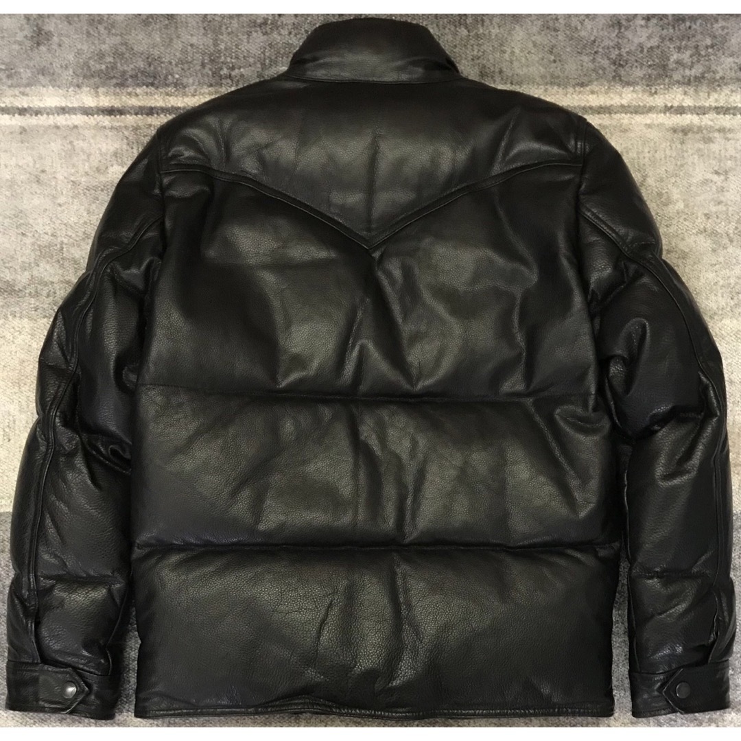 超スペシャル 黄金期 最高傑作 90s ラルフローレン レザーダウン