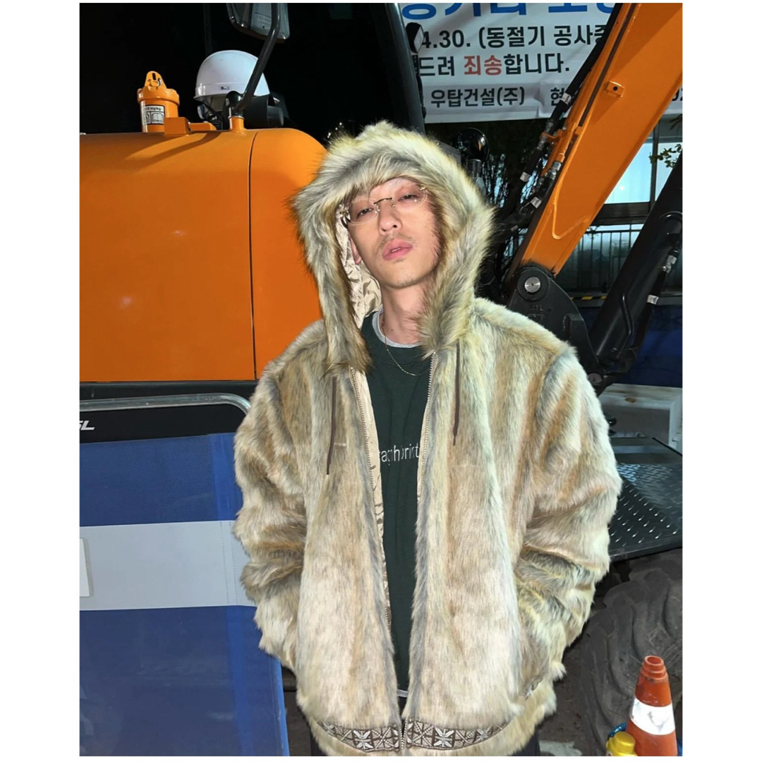Supreme - supreme Faux Fur Parka brown M 新品未使用の通販 by
