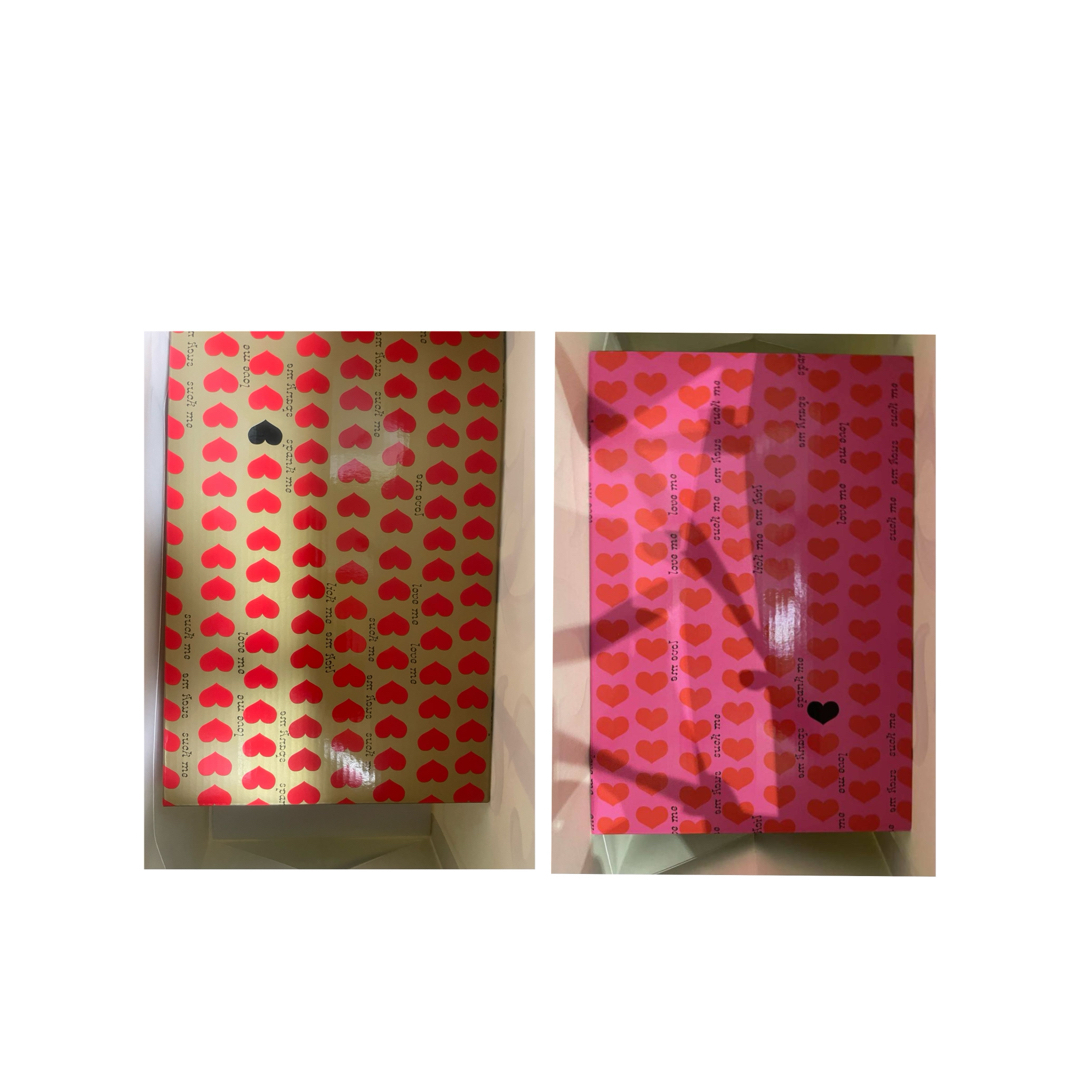 BE@RBRICK - 【2箱セット】BE@RBRICK Pink Heart Gold Heartの通販 by