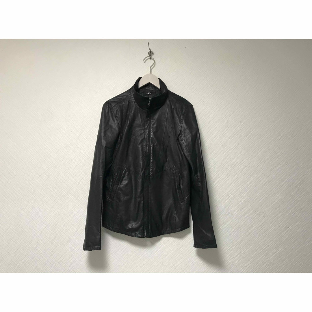 Lui's - 本物ルイスLuis本革レザー羊革ラムジップライダースジャケット