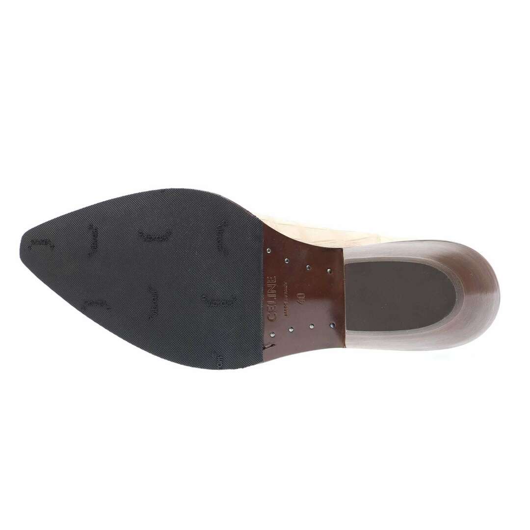 CELINE - CELINE セリーヌ レオン チェルシーブーツ クロコダイル