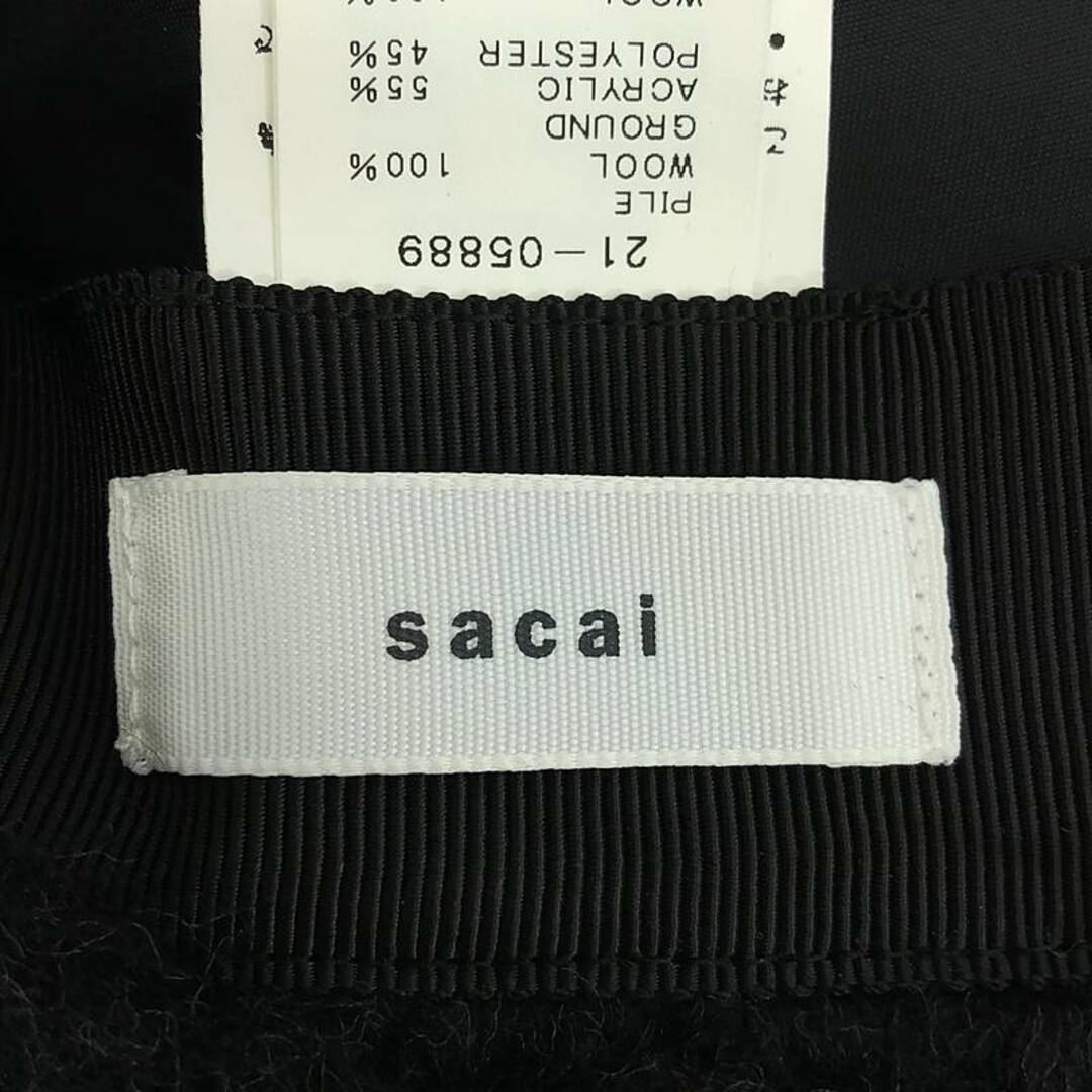 sacai - sacai / サカイ | 2021AW | Faux Shearling S Cap Sロゴ ボア
