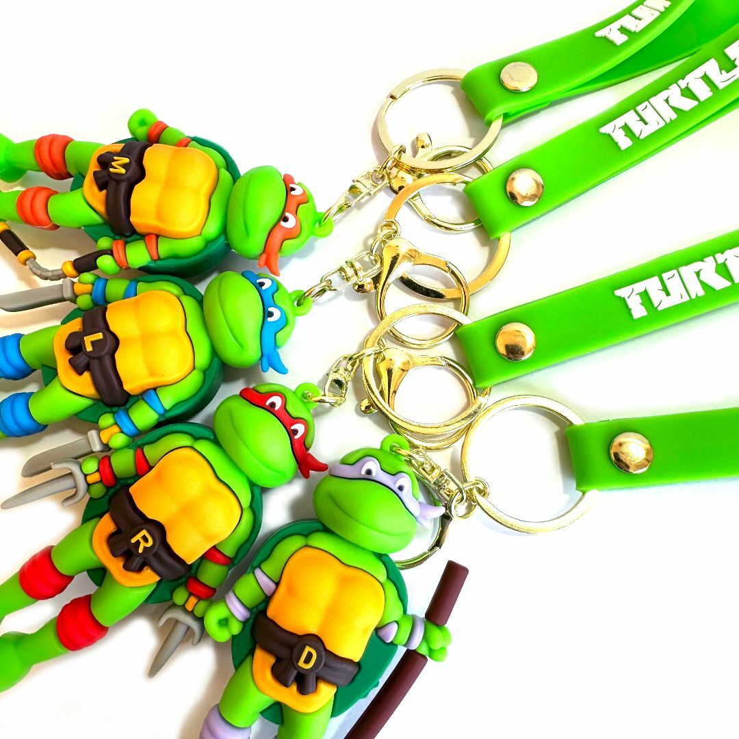 ミュータント 忍者タートルズ マスコット キーホルダー ミケランジェロ