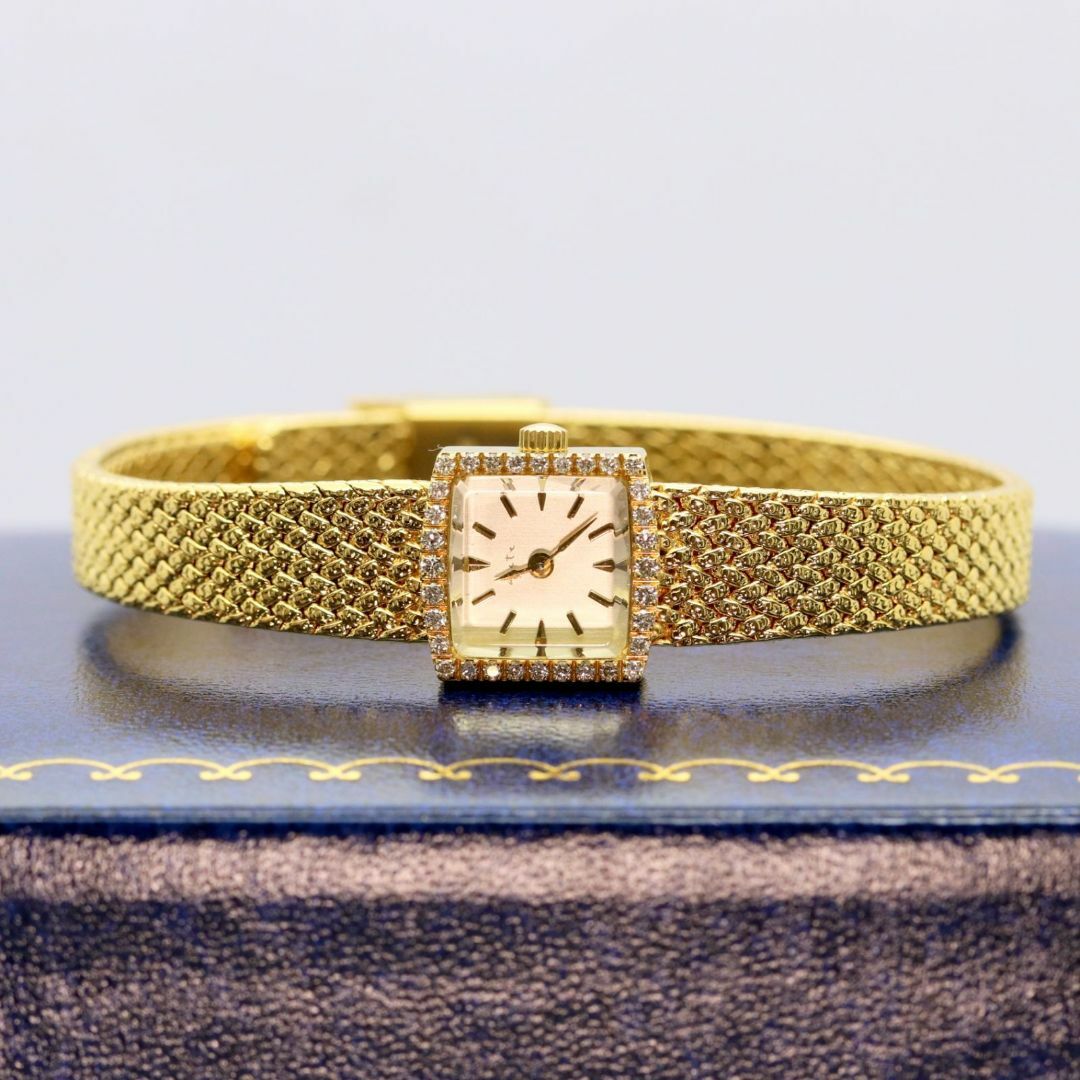 agete - 美品 アガット ダイヤ 0.23ct ジュエリーウォッチ /24-2963箱