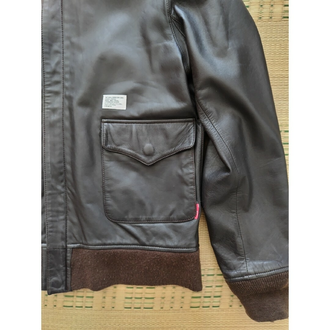 W)taps - 【中古美品】WTAPS A-2 ラムレザー ジャケット Sの通販 by