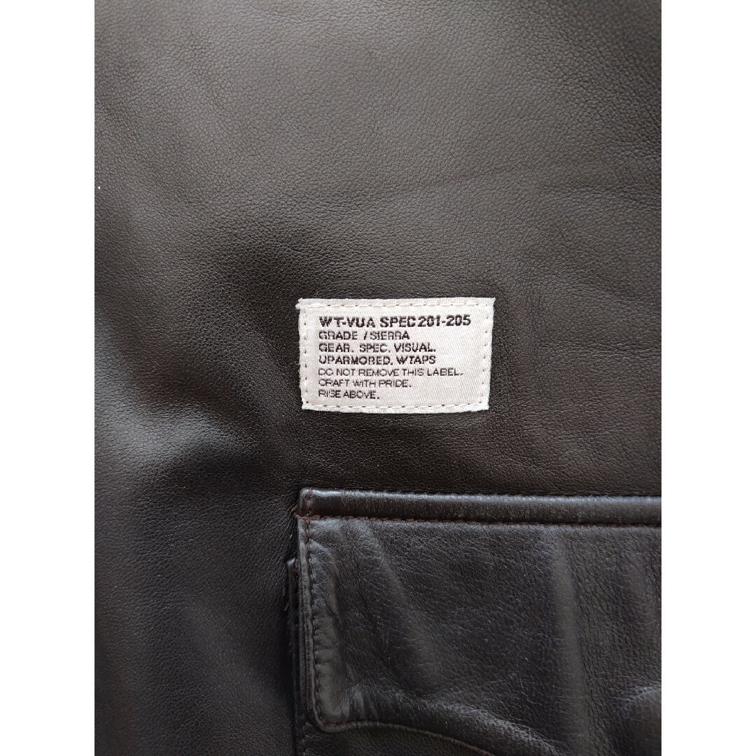 W)taps - 【中古美品】WTAPS A-2 ラムレザー ジャケット Sの通販 by