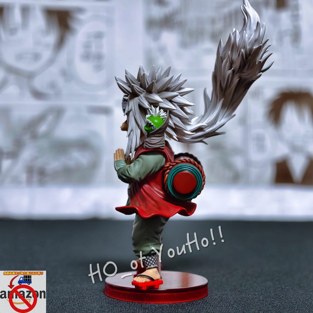 ナルト 疾風伝 フィギュア 自来也 ジライヤ 仙人モードの通販 by HO_ot
