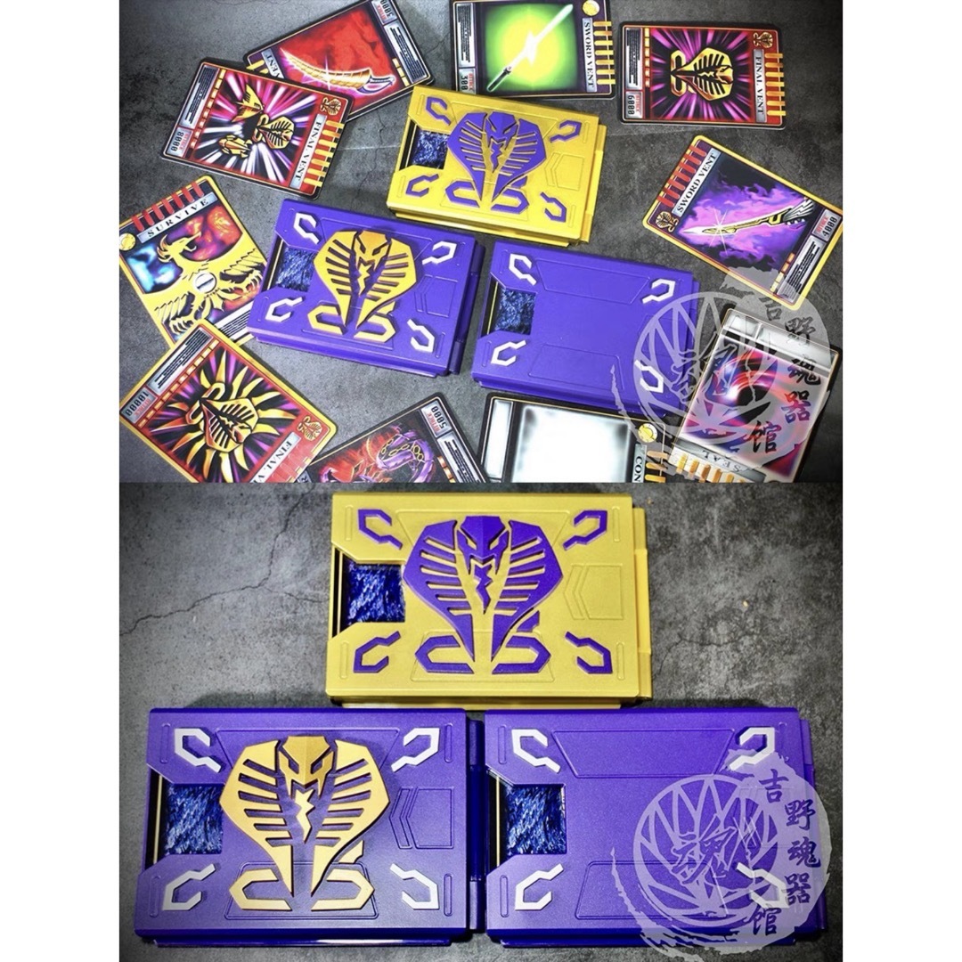 仮面ライダー王蛇 カードデッキセット プロップ風 カード付き CSM連動