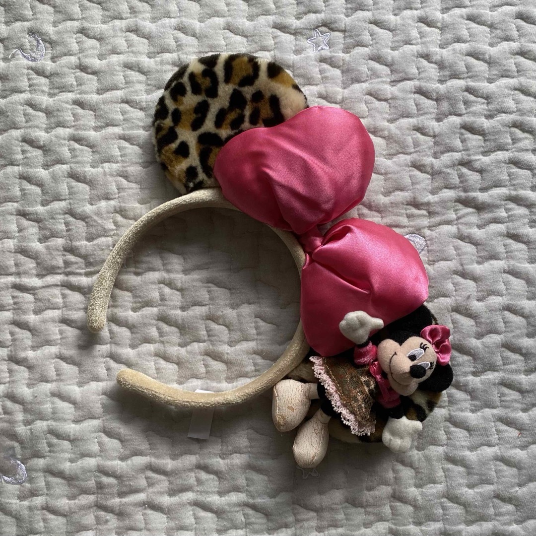 ミニー ヒョウ柄カチューシャ ディズニー 新品 レオパード S115378845