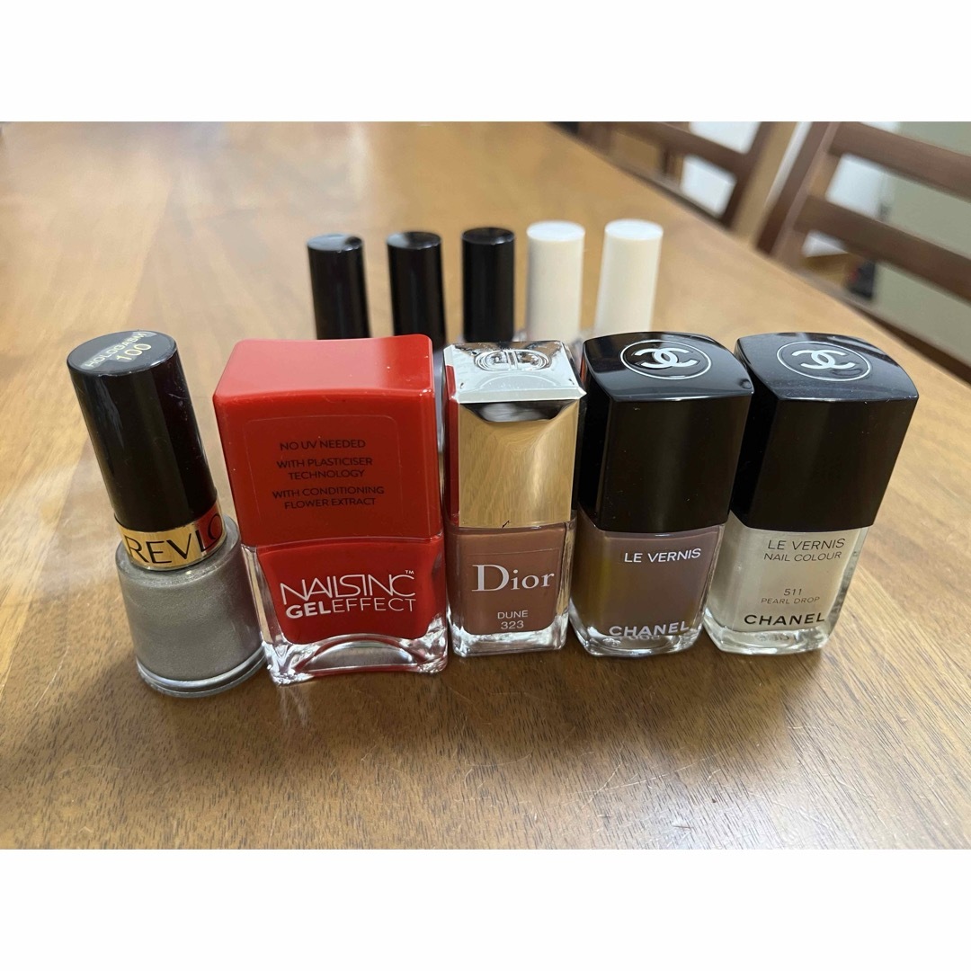 CHANEL - 【まとめ売り】使用済みネイルポリッシュ（CHANEL・Diorほか